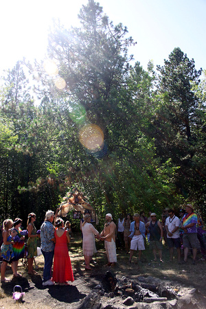 Wedding at the Darling Reunion Campground, 2013.