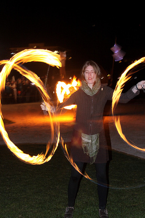 Fire Dancing. Olympia Lakefair. July, 2012.